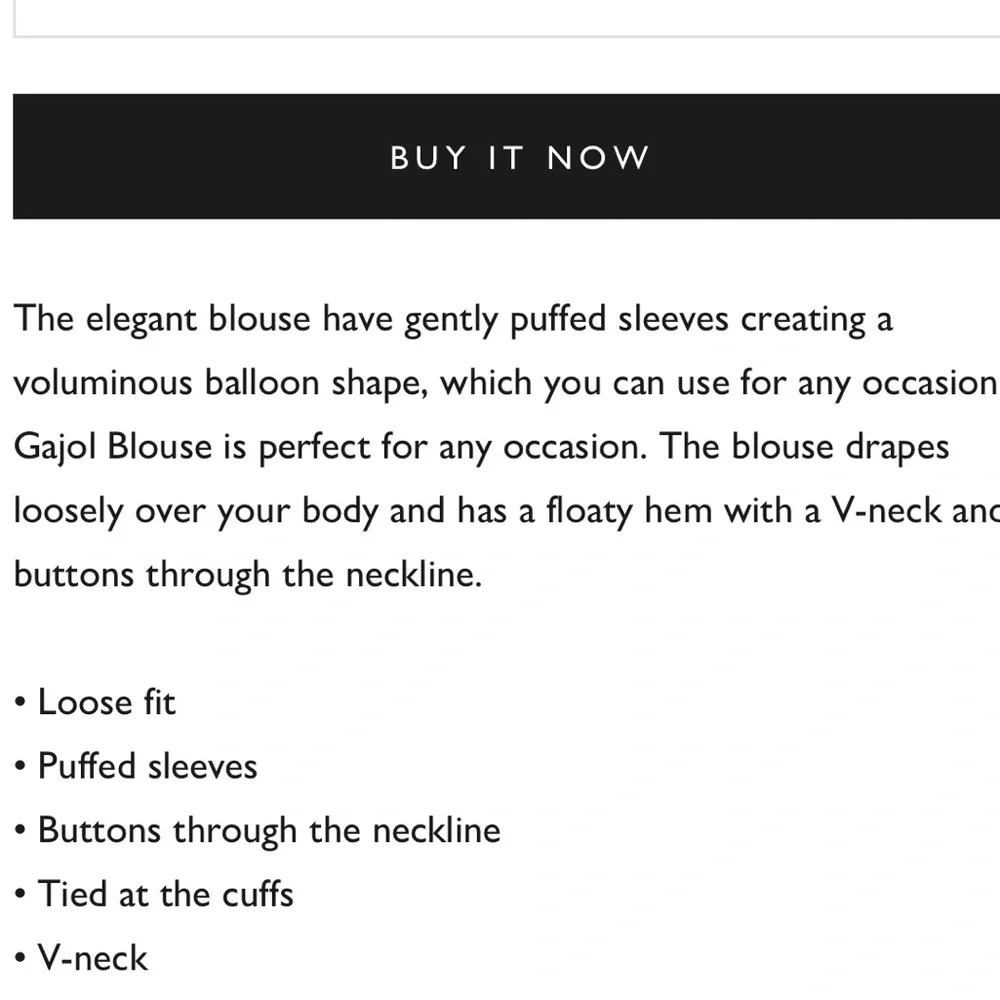 NWT Birgitte Herskind Gajol Blouse Blooming Floral Metallic  38 - Picture 9 of 13